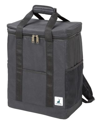 Captain Stag (CAPTAIN STAG) Square Backpack-Style Cooler Bag, Black, UE-622, Dimensions: 34cm W X 23cm D X 45cm H