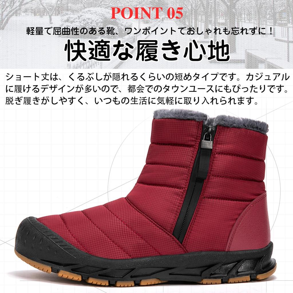 lightweight winter snow boots with fleece and short winter Size Women's lining, non-slip construction, warm, boots. 22.5. Yellow.