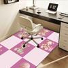 Pink Teddy Bear Chair Mat Office Carpet, Oversized Rug for Home Decor, Sofa Mat, Desk Pad, Gift Idea, Living Room, Bedroom, Various Rooms