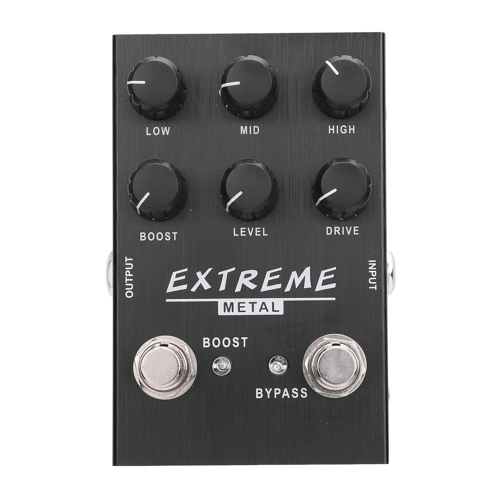 

Педаль эффектов для гитары 3-полосный эквалайзер Low Mid High Gain Boost Педаль искажения для электрогитары DC 9V