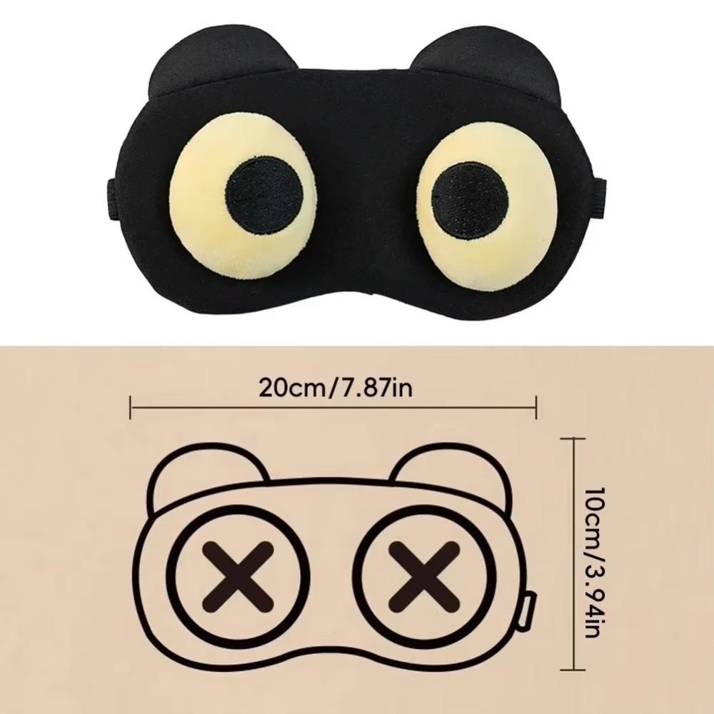 Cartoon Plush Sleep Eye Mask Skin-friendly 3D Eye Mask Lovely Plush Sleep Mask  Dream Night