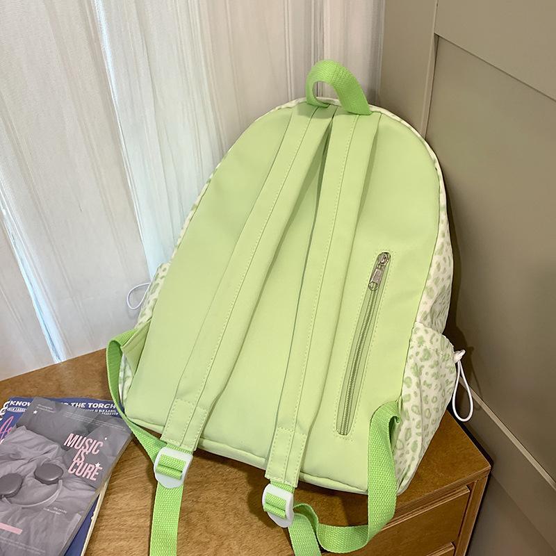 Schultasche neu hochwertig japanisch ins frisch und süß Leopardenmuster Mini-Rucksack Oberschüler Rucksack mit großer Kapazität