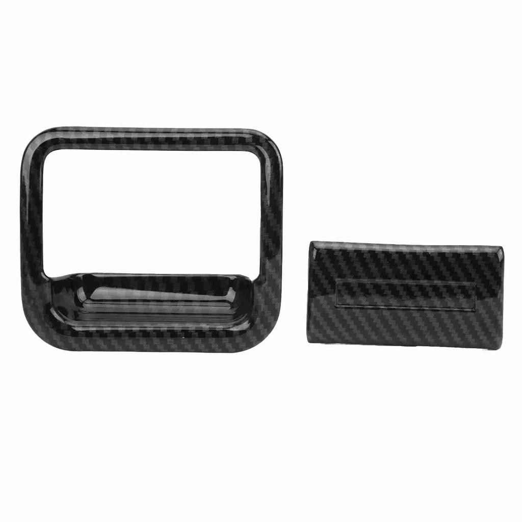 CoPilot Handskfackshandtag Kåpa Trim Kolfiberkorn Passar för Nissan Navara Frontier NP300 20152019