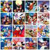 5D Diamond Painting Dark Mickey and Minnie Decoration DIY Full Diamond Mosaic Inlaid Cross Stitch Set Gift