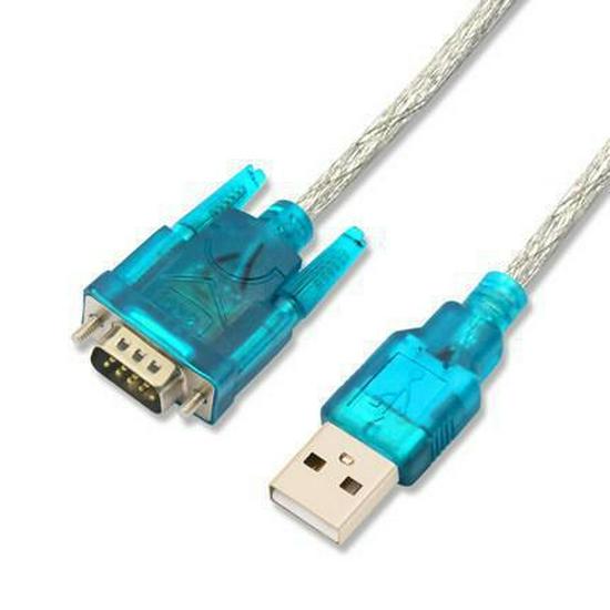 

USB to RS232 DB9 Serial Adapter Cable 9-Pin Male 0.8m bare cable зелёный