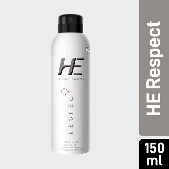 He Advanced Grooming Respect Perfumed Body Spray For Women, 150ml (Pack Of 2) Fresh