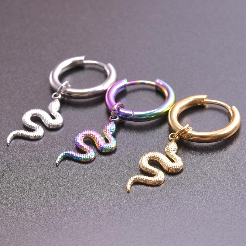 High Quality Aretes Stainless Steel Earrings For Women Men Punk Accessories Ear Piercing Fashion Kpop Jewelry Pendientes Mujer