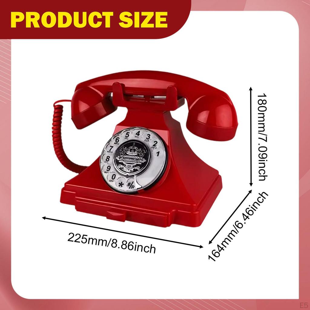 Audio Guest Book Phone Desk Telephone Model for Gathering Thanksgiving Home