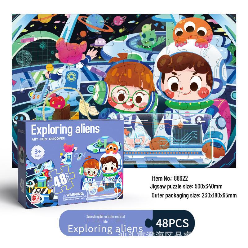 New Halloween and Christmas Children's Puzzle Educational Toys - Perfect for Baby Gifts, Birthday Presents, and Kindergarten Souvenirs.