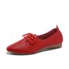 Women Spring and Autumn Shoes Solid Color Lightweight Flat Shoes Versatile Large Size Soft Casual Shoes