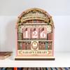 Wooden Book Counter Decorative Hanging Ornament Home Library Shelf Display Gift