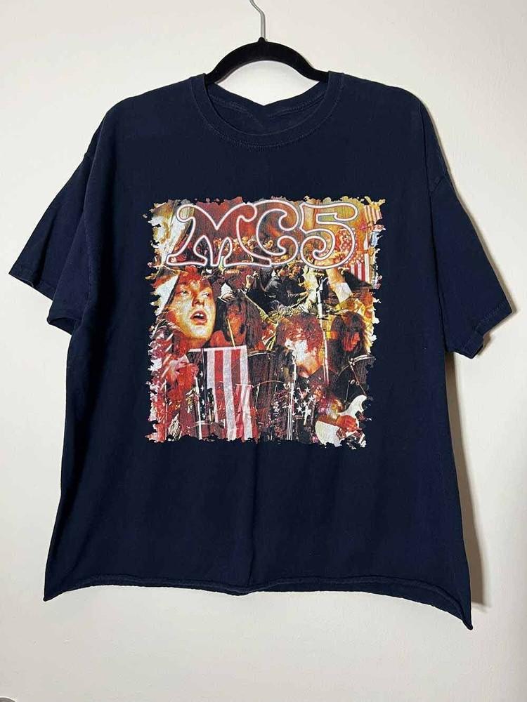 MC5 Band 50th Anniversary Tour Shirt Black  1K0013 Unisex T-Shirt M