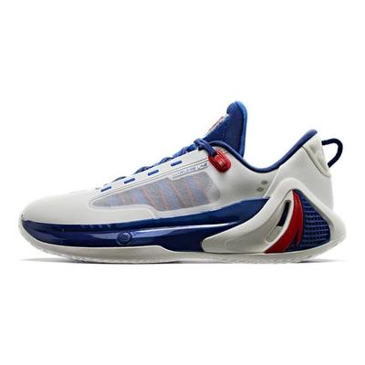 GH4 University Nitrogen Technology Breathable Lightweight Low-Top Basketball Shoes Men Sneaker White Blue 912411103-7
