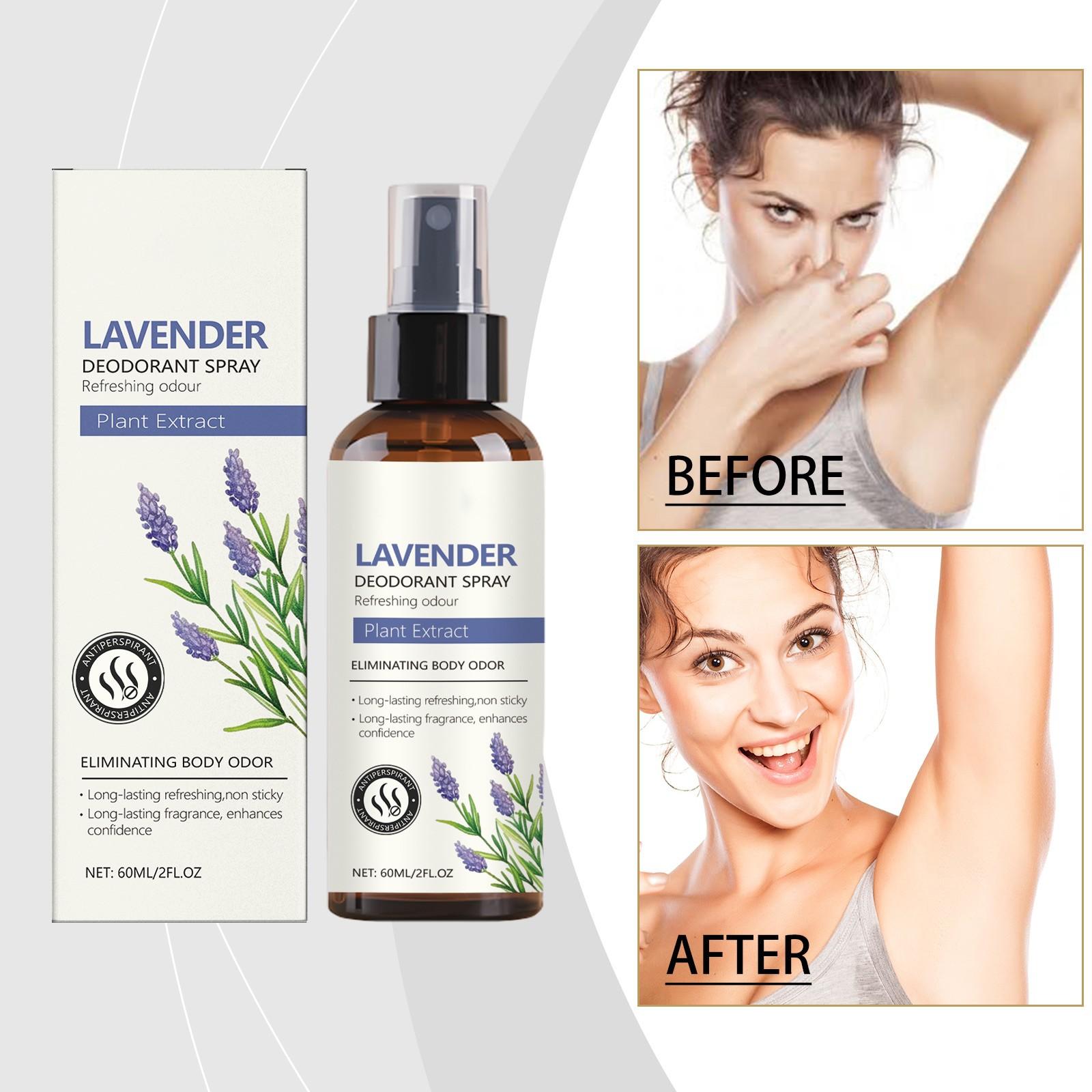 

Дезодорант-антиперспирант спрей ежедневный против потоотделения деликатный дезодорант-спрей для чувствительной кожи - дезодорант-анти-пот спрей для мужчин и женщин 60 мл One Size фиолетовый