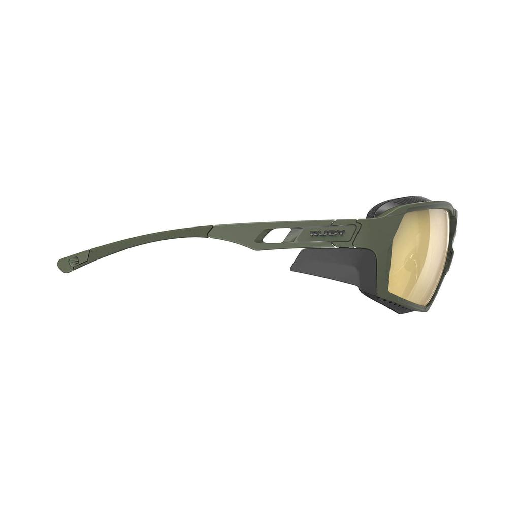 Rudy Project AGENT Q Sport Sonnenbrille Olive, Matt/Multi-Laser Gold, SP705713-0000
