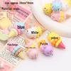 Resin 3D Cartoon Ice Cream and Popsicle Candy Toy Pendant for DIY Jewelry