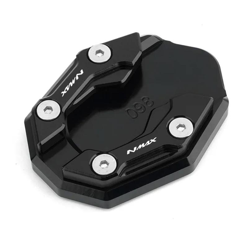 

For YAMAHA NMAX155 NMAX125 NMAX 125 155 2020 2025 2025 Motorcycle accessories Side Stand Enlarger Kickstand Enlarge Plate Pad чёрный