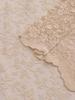 Beige Floral Lace Curtains Country Style for Living Room Bedroom Decor Ideal for Parties And Events Decoration