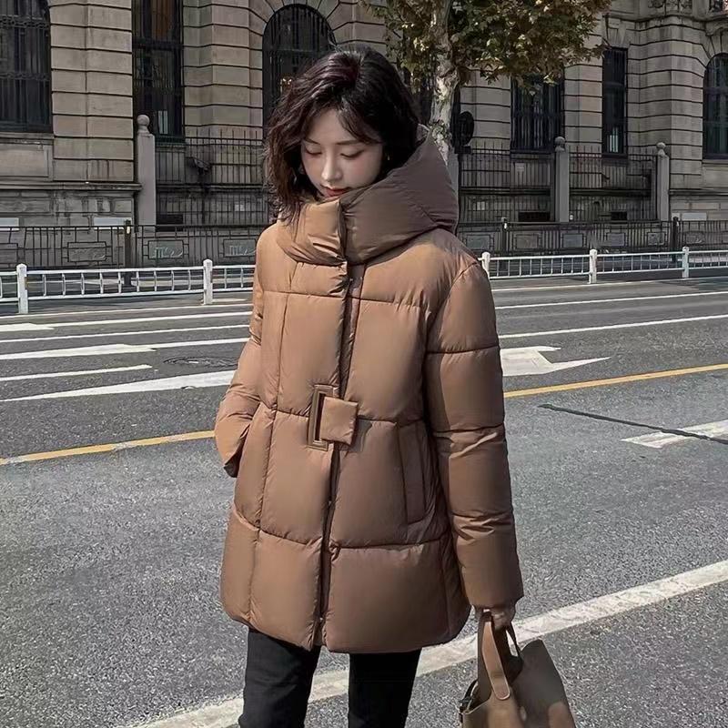 Middle-Aged Mother Cotton-Padded Coat Female  Winter Down Jacket Women Parkas Windbreaker Outwear Hooded Overwear Lady