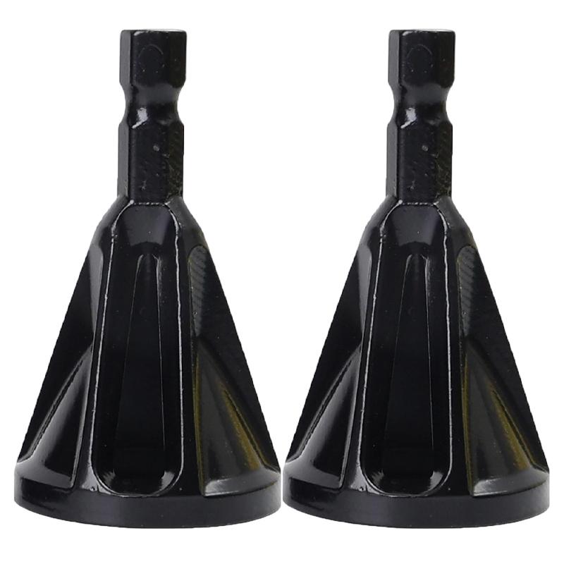 

1-10pcs Chamfering Chuck Drill Tool Parts Carbon Steel Deburring External Hexagonal Handle Chamfering Grinding Angle Trimming 1pc чорний