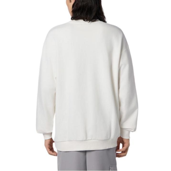 New Balance Sweatshirts Men's White Crew Neck Moderate Regular 5CD37231-IV