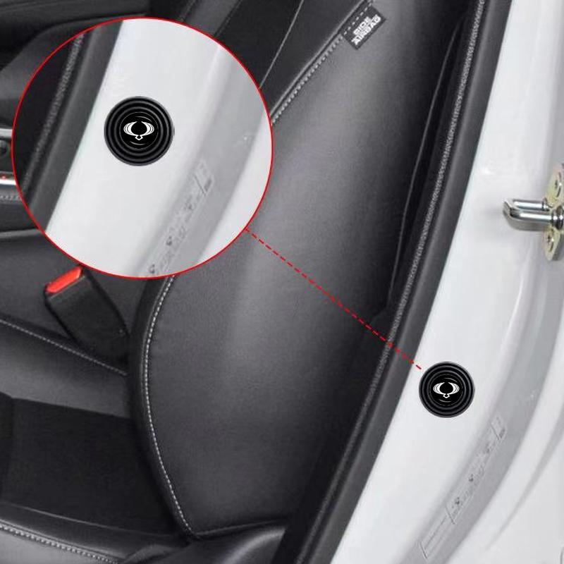 10Pcs Car Silicone Door Shock Stickers Absorber Soundproof Buffer Pier For Ssangyong Rexton Korando E-motion Torres Actyon Sport