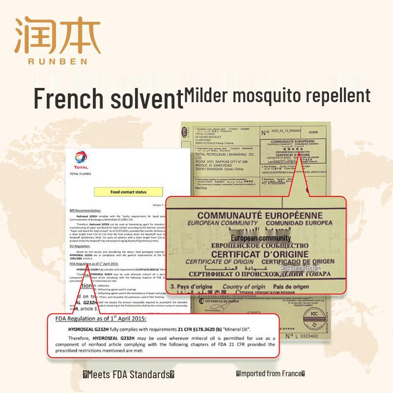 Runben Electric Mosquito Repellent Liquid & Anti-static Spray Set