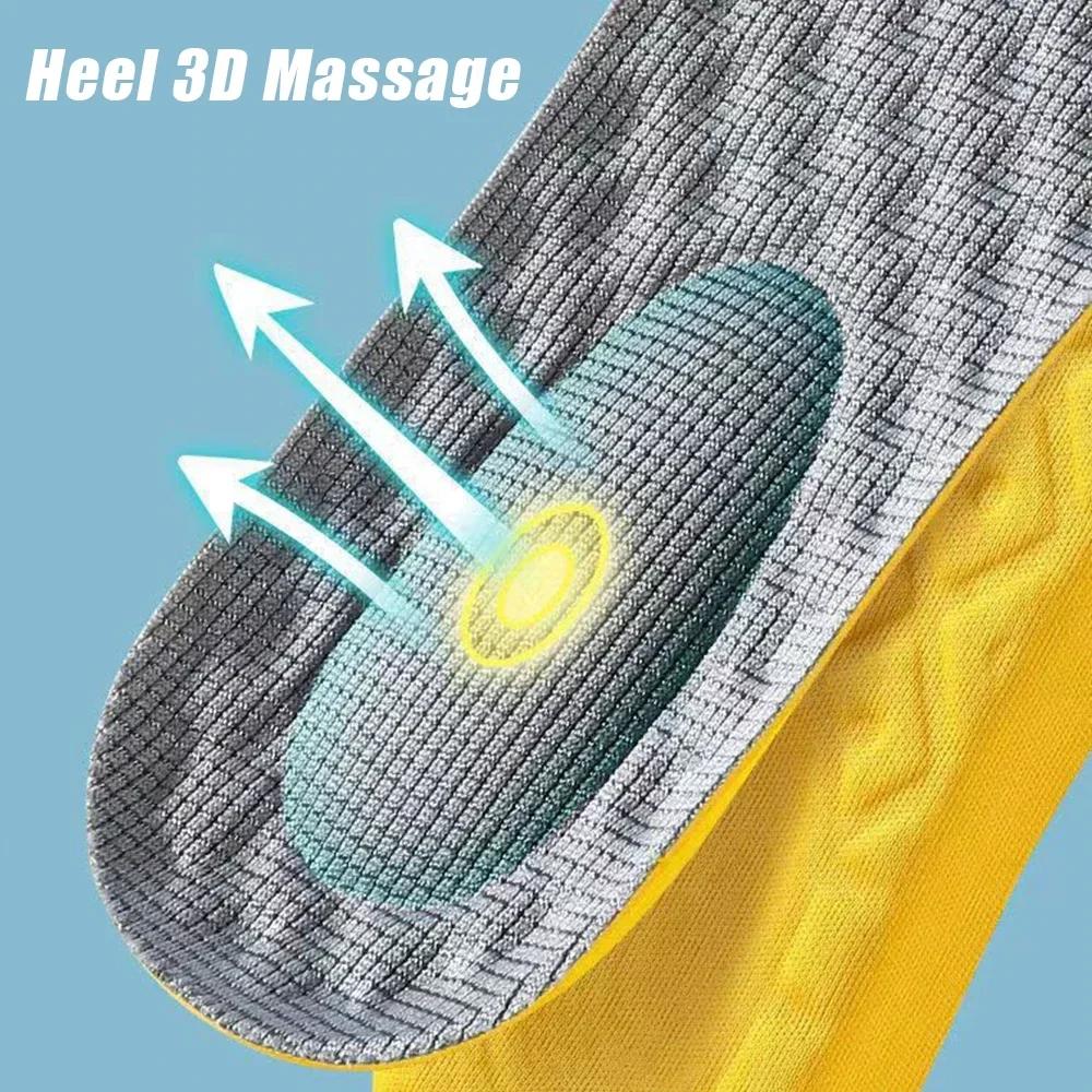 Sneakers Orthopedic Arch Insoles for Shoes Flat Foot Memory Foam Insole Plantar Fasciitis Template Shoe Pads Inserts Women Man