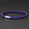 Noter Men Rope Bracelet Silver Color Double Safety Buckle Outdoor Adventure Survival Braclet Boyfriend Gift Beach Surf Jewelry