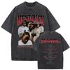 T-shirt Vintage Lavata Edizione Limitata Rapper Kendrick Lamar They Not Like Us Estate Unisex Donna Hip Hop Oversize Street Girocollo Maglietta