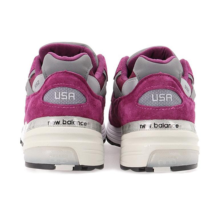 New Balance 992 Сделано в США Бордовый