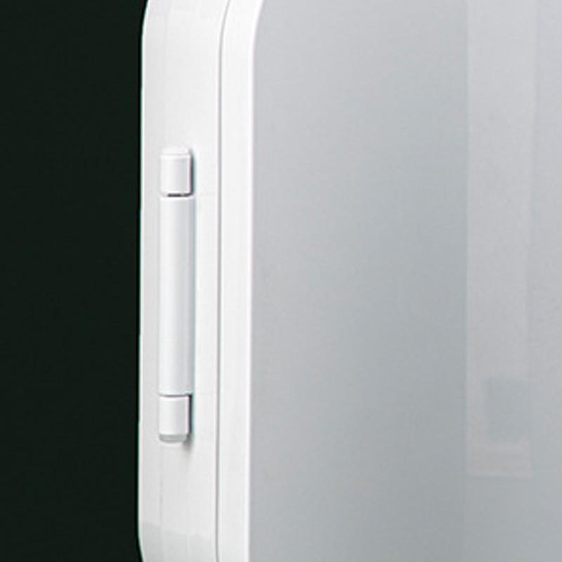 Schmuckaufbewahrungsbox Faltbares Spiegeldesign Kunststoff Metall Halskette Schaufensterständer für Zuhause Schaufenster Perlweiß