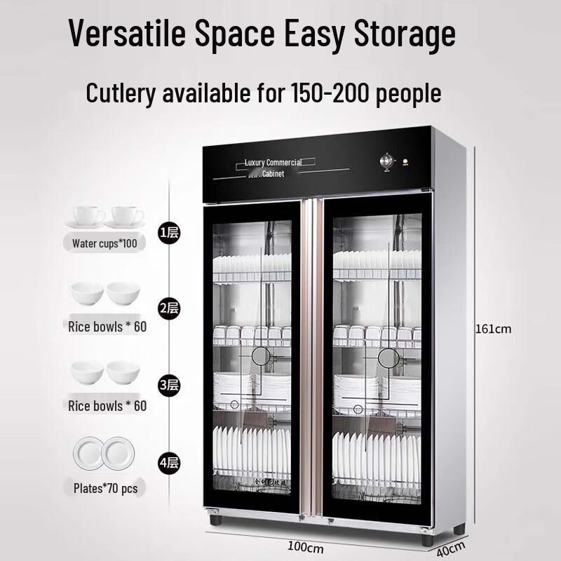BieYing Commercial Vertical Tableware Disinfection Cabinet