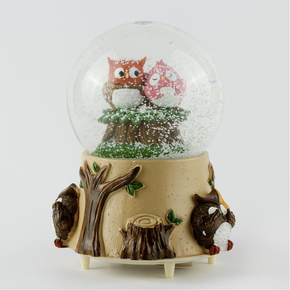 

Baykuş Pilli Işıklı Kar Küresi (Küçük Boy)