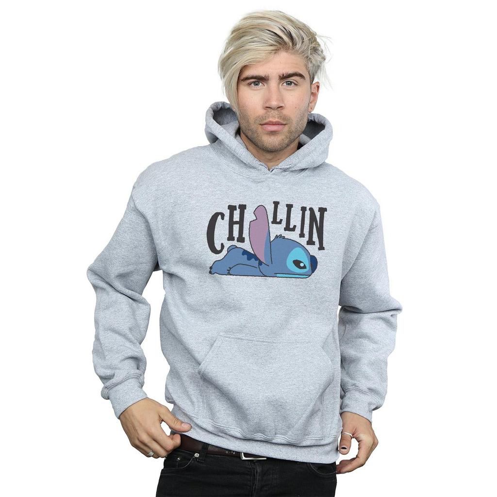Disney Mens Lilo And Stitch Chillin Hoodie