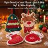 Polyester Hanging Bathroom Towel Coral Velvet Dish Towel Cute Coral Fleece Hand Towels  Home