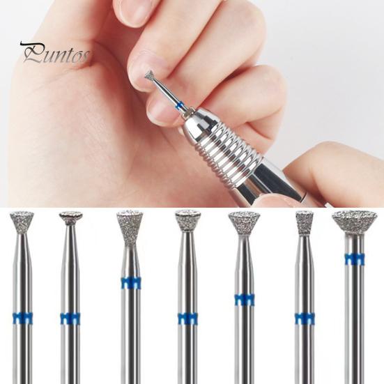 7-teiliges Nagelbohrer-Set, verschiedene Größen, robust, Schmirgel-Nagelkunstfeile, Pediküre, Maniküre, Schleifmaschine, Bits, Zubehör, Ersatz-Set