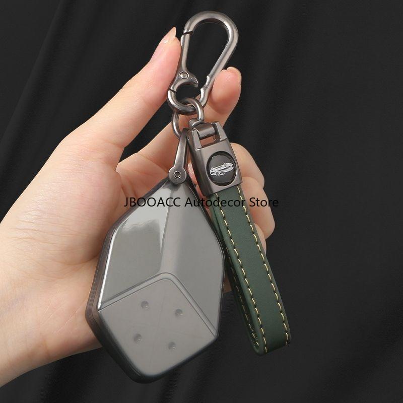 For Changan Deepal S07 S7 Sl03 G318 Car Key Case Transparent Tpu Car Keyfob Cover Keychain Key Holder Protector Car Accessories
