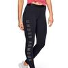 Under Armour UA Leggings da Allenamento con Stampa di Lettere Preferita Donna Leggings Nero 1329318-001