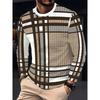 Men's 3D Stripe Printed Long-sleeved T-shirt, Comfortable, Breathable and Versatile Men's Top