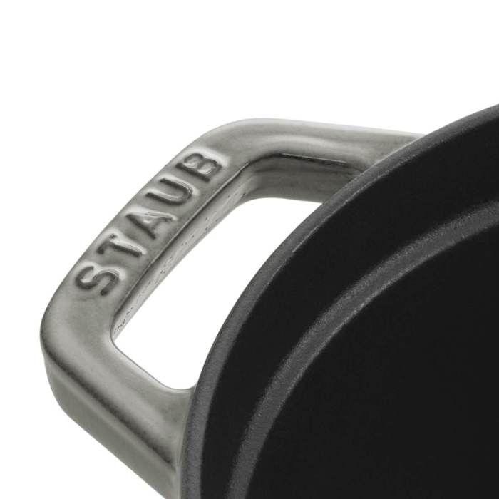 STAUB 405002760 - Cocotte Ovale - Ø 27 Cm - Gris Graphite
