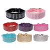 Anti-bite Collar Rhinestone Rhinestone Decorative PU Leather Collar Is Suitable for Medium To Large Dog Collar Collar