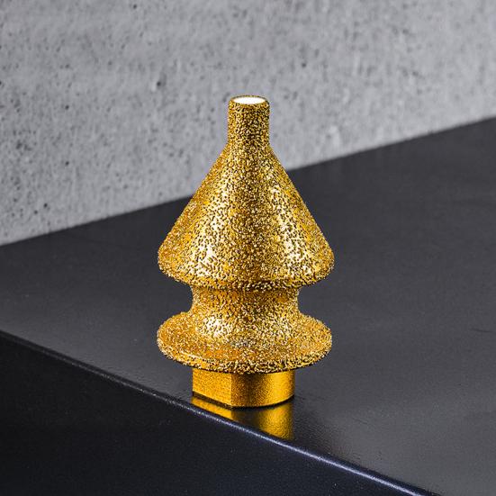 High-density Diamond Abrasive Drill Bit Chamfering for Grinder, 4-in-1 Hole Saw, Beveling Grinding Head Marble Chamfering/Hole Enlarging/Polishing/Arc