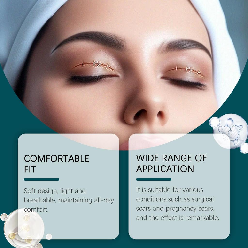 Laniska Silicone Scar Tape, 4cm×150cm, Soft & Breathable, for Scar Care & Skin Smoothing