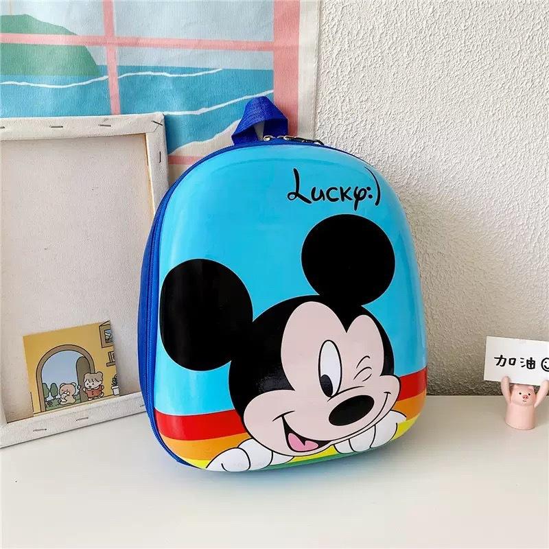 Disney Borsa Guscio d'Uovo Bambini Neonato Per la Scuola Zaino Cartone Animato Zaino Principessa Elsa