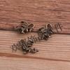 Flying Dragon Pendant Charm, 2 Colors, 15x21mm Alloy Jewelry Accessory