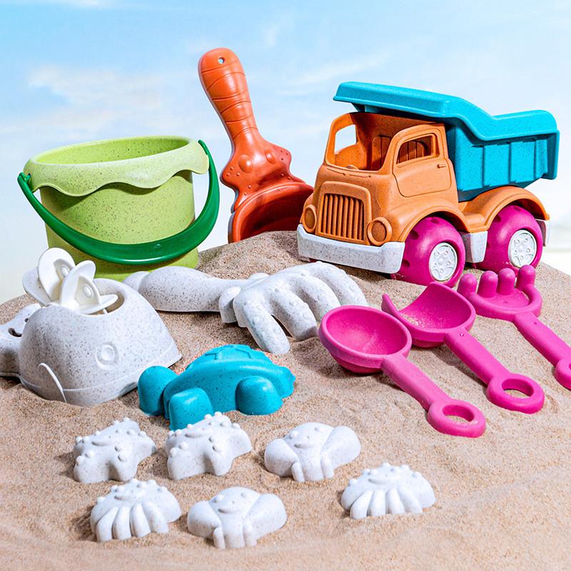 Beach Toy New Travel Kids Ocean Beach Sand Bucket Baby Sandbox