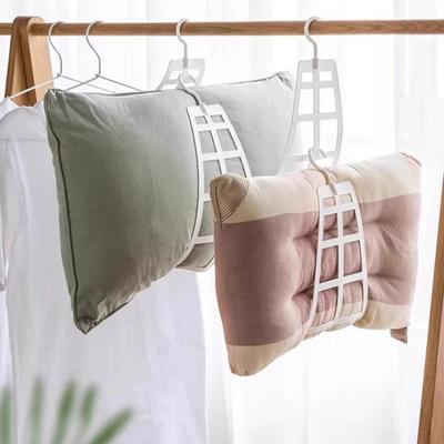 2Pcs Hanging Pillow Drying Racks Strong Load-bearing Adjustable Windproof Bedding Throw Pillows