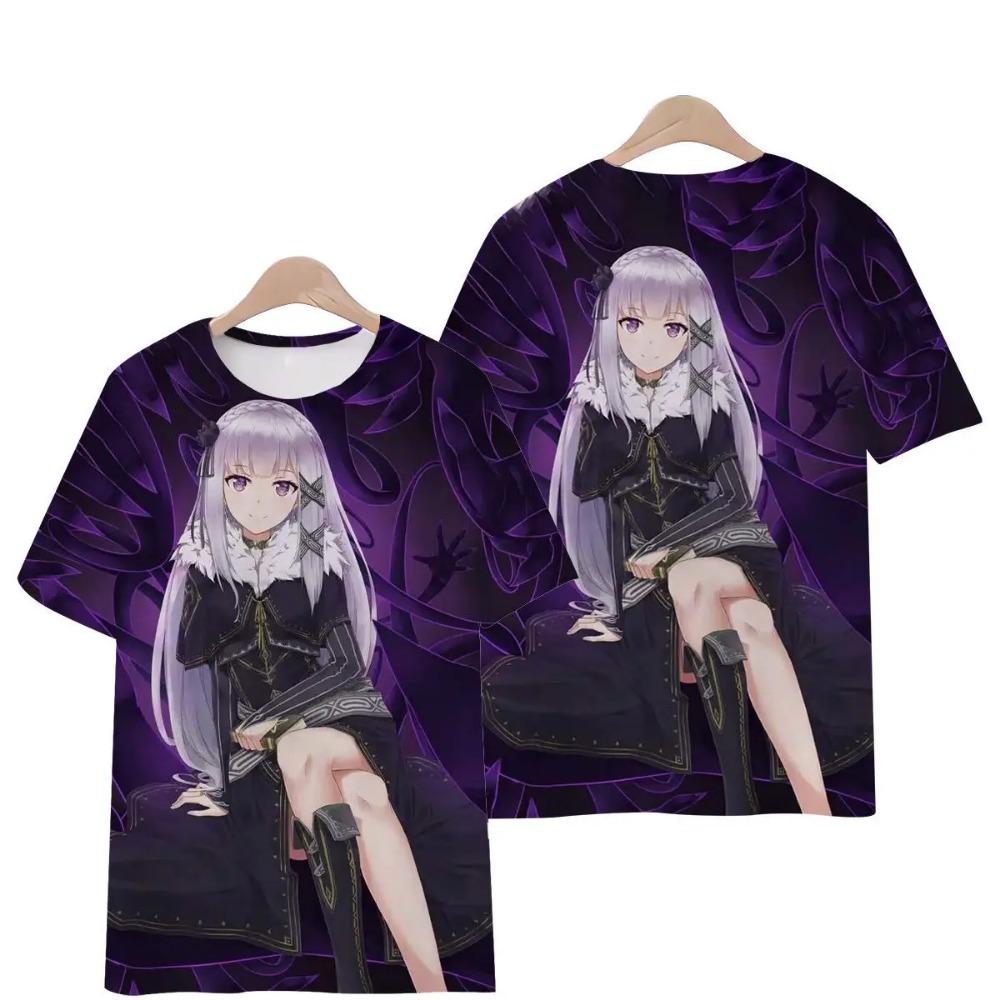 Starting From Scratch World Life Anime Men's and Women's Short-sleeved Printed T-shirt Two-dimensional Summer Clothes