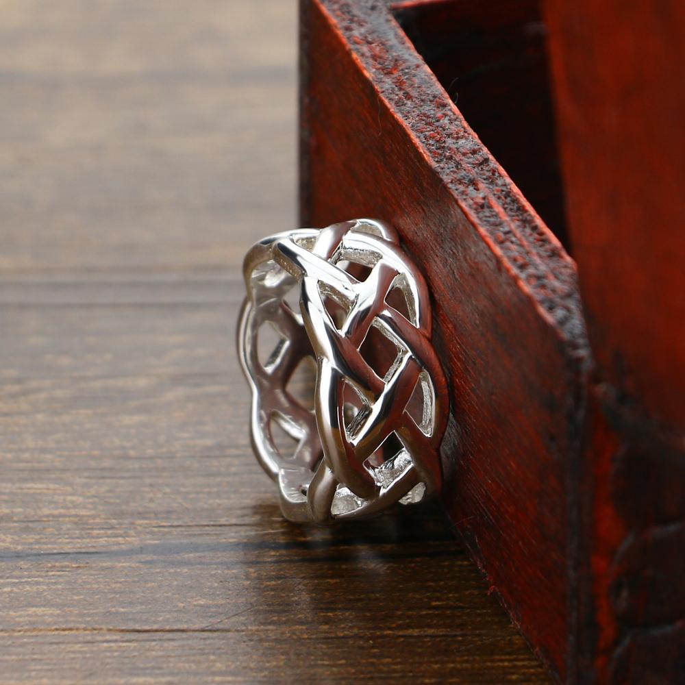 Pierścionek ze srebra próby 925, klasyczny damski pierścionek z siateczki, szykowna biżuteria, pierścionek z ogonem, akcesoria na przyjęcie koktajlowe, rozmiar 6#-9#